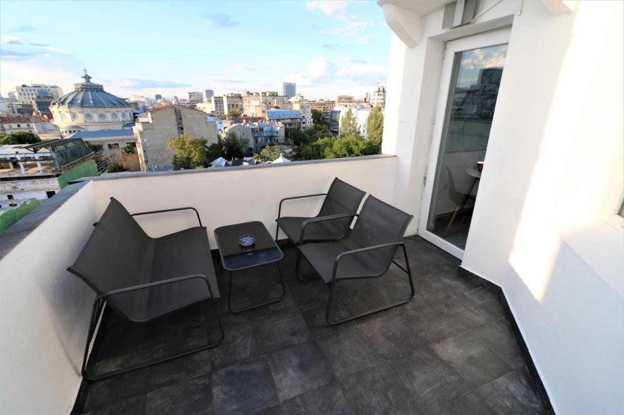 Athenee Palace Apartment - Panoramic View Terrace & Balcony - Free Minibar Бухарест Экстерьер фото