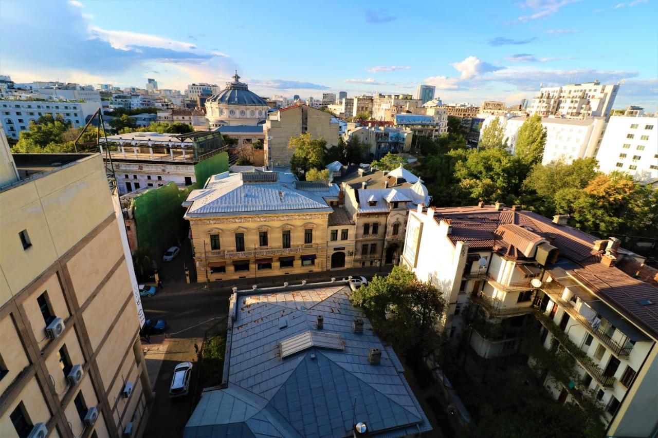 Athenee Palace Apartment - Panoramic View Terrace & Balcony - Free Minibar Бухарест Экстерьер фото