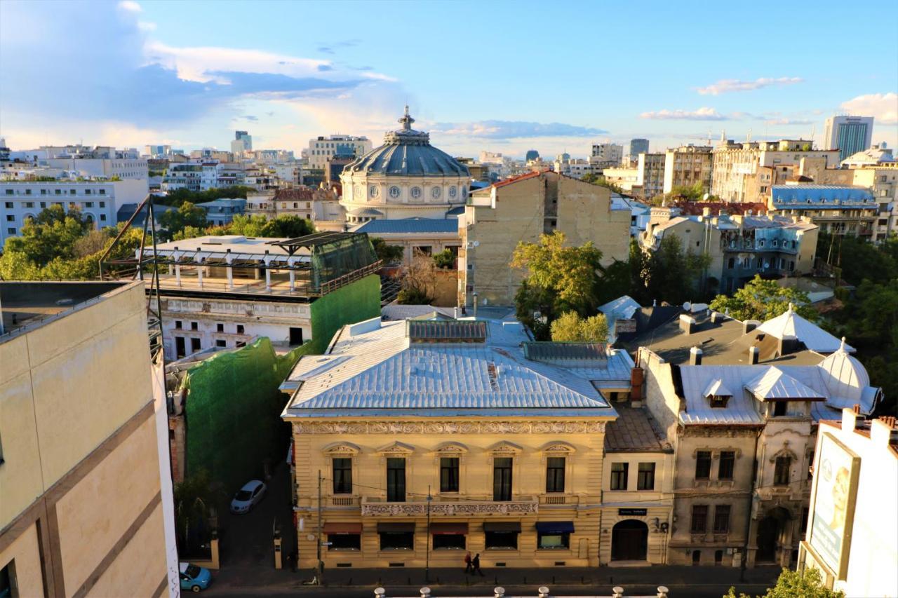 Athenee Palace Apartment - Panoramic View Terrace & Balcony - Free Minibar Бухарест Экстерьер фото